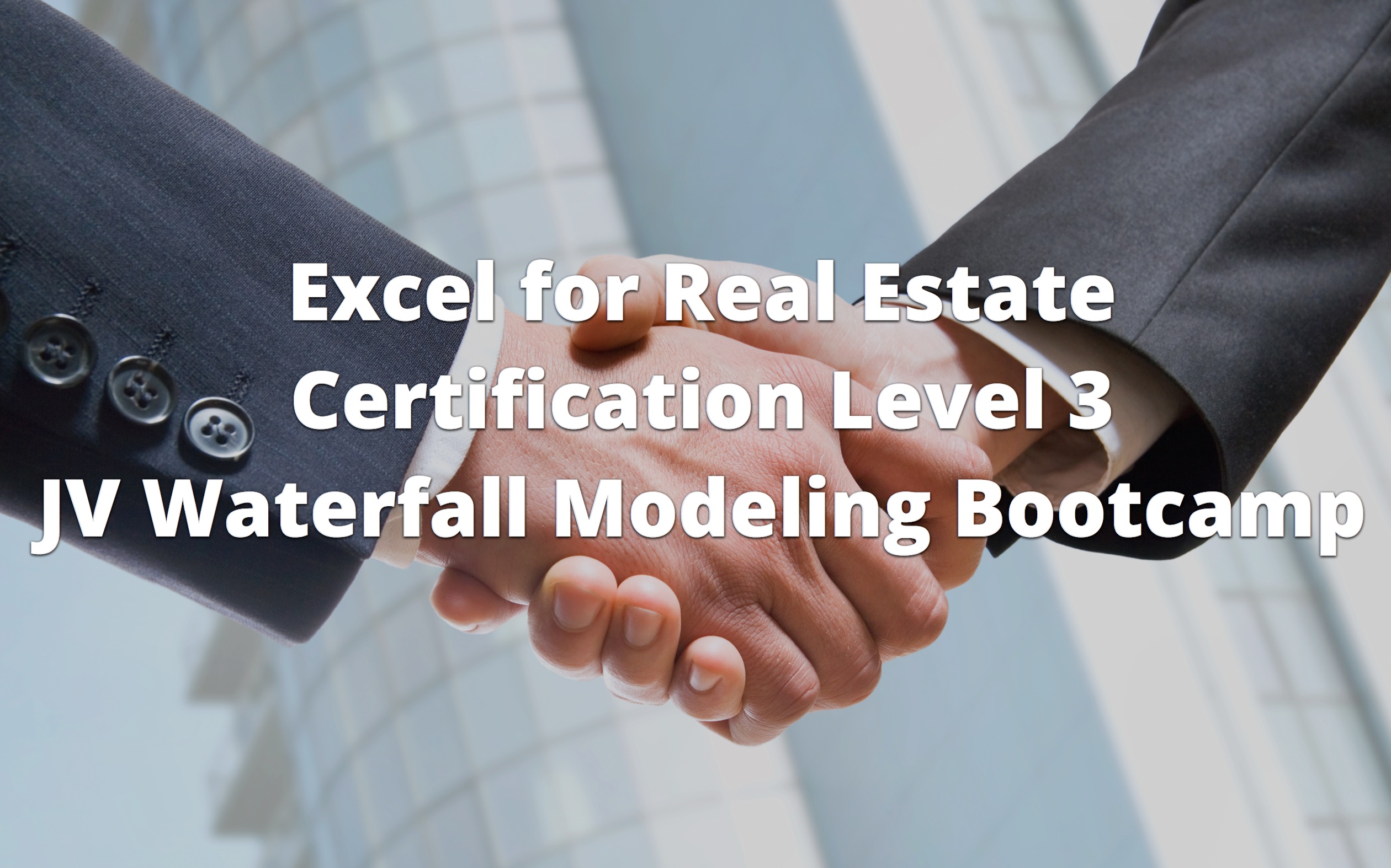 Excel for Real Estate Certification Level 3 Course