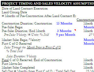 Standard Version: Mixed-Use Condominium Building Ground-Up Development Pro-Forma Template