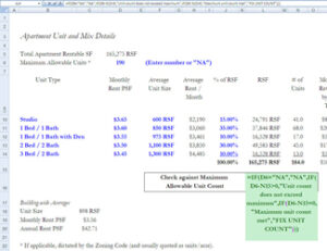 Excel-based Real Estate Development Financial Modeling for Mixed-Use Apartment/Multi-Family Buildings - $195 Standard / $175 CFA Institute